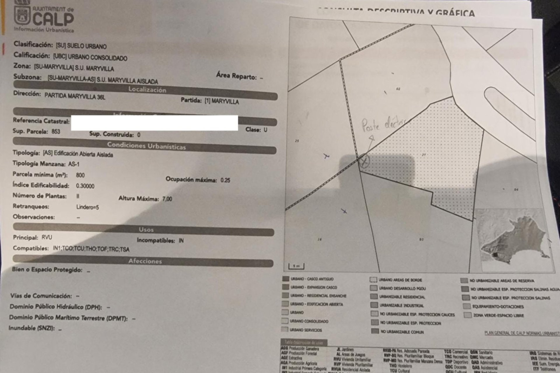 Használt ingatlanok - land -
Calpe - Calpe Centro