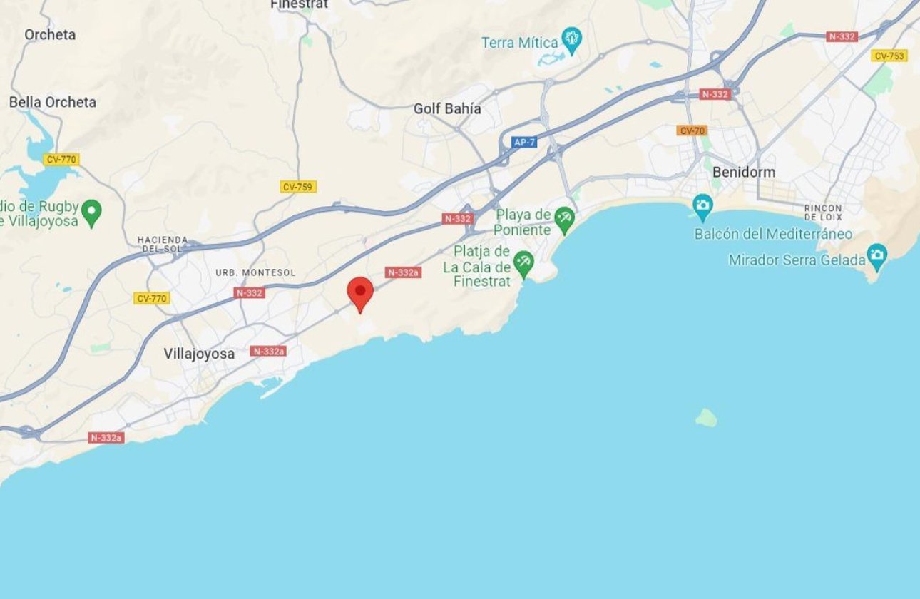 Resale - Apartment / flat -
Villajoyosa - Villajoyosa Centro