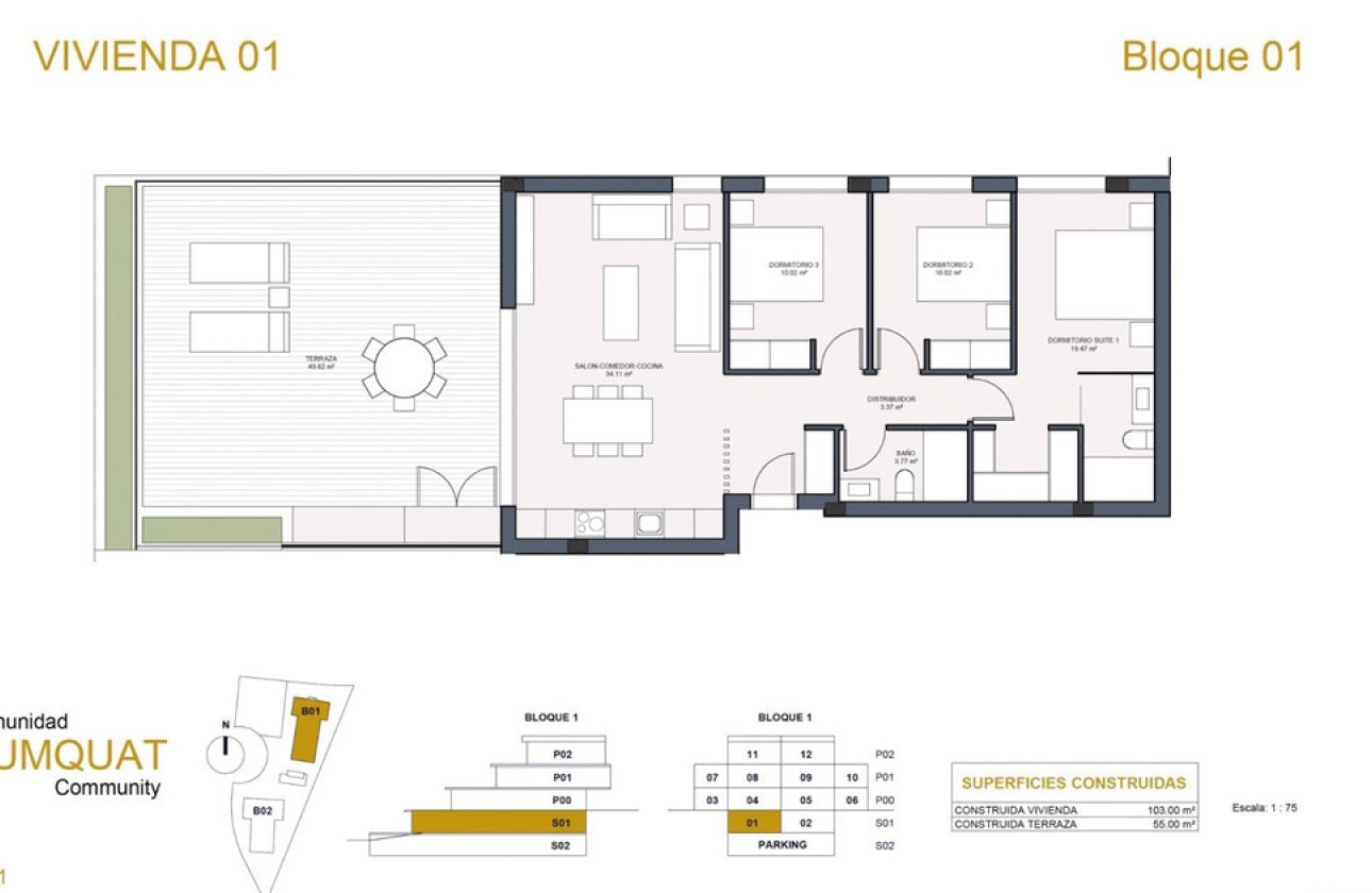 Reventa - Apartamento / piso -
Orihuela - Las Colinas Golf