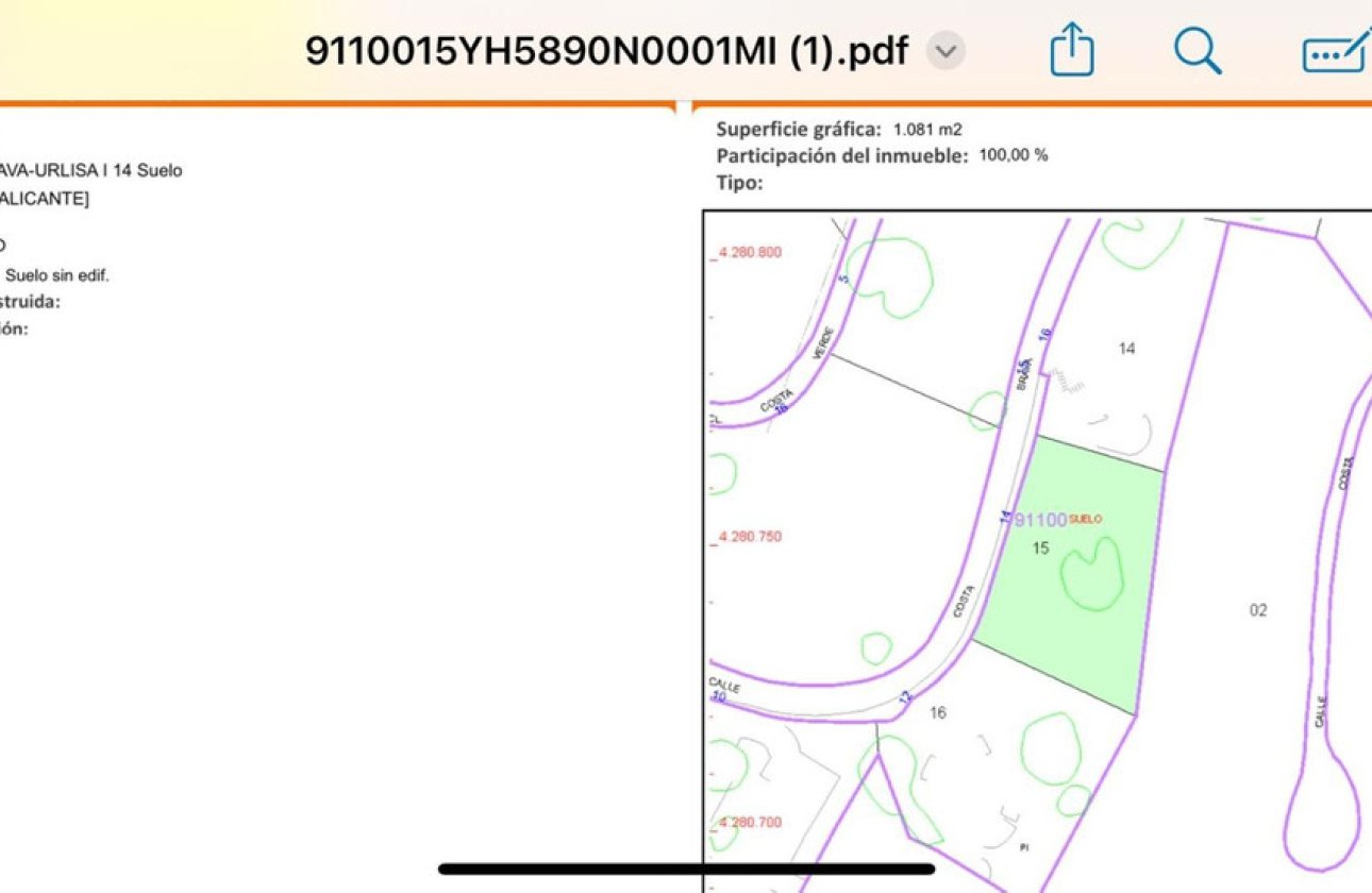 Reventa - land -
Altea - Altea Centro