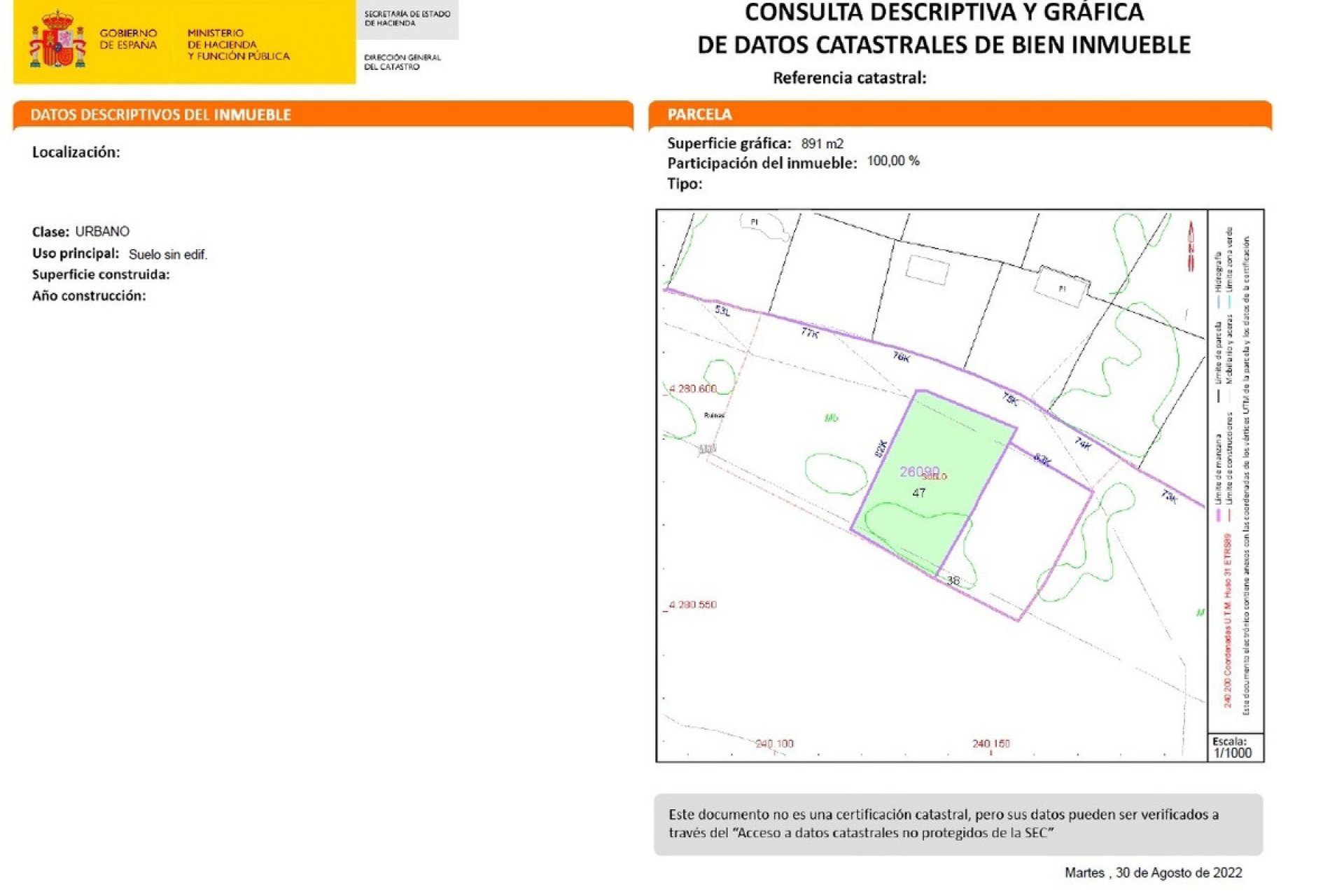 Reventa - land -
Calpe - Calpe Centro